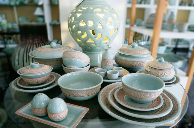 cerámica celadón de Chiang Mai