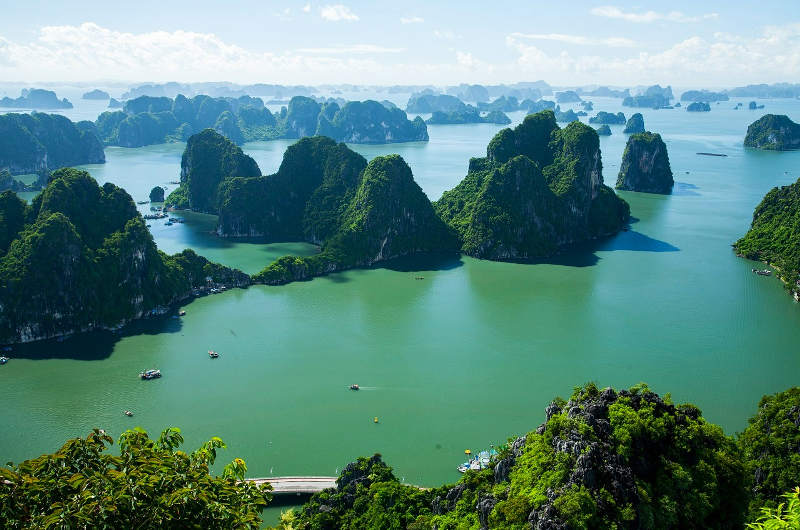 Bahía de Halong ne Vietnam