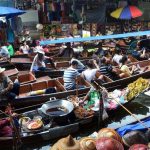 Mercados flotantes en Bangkok