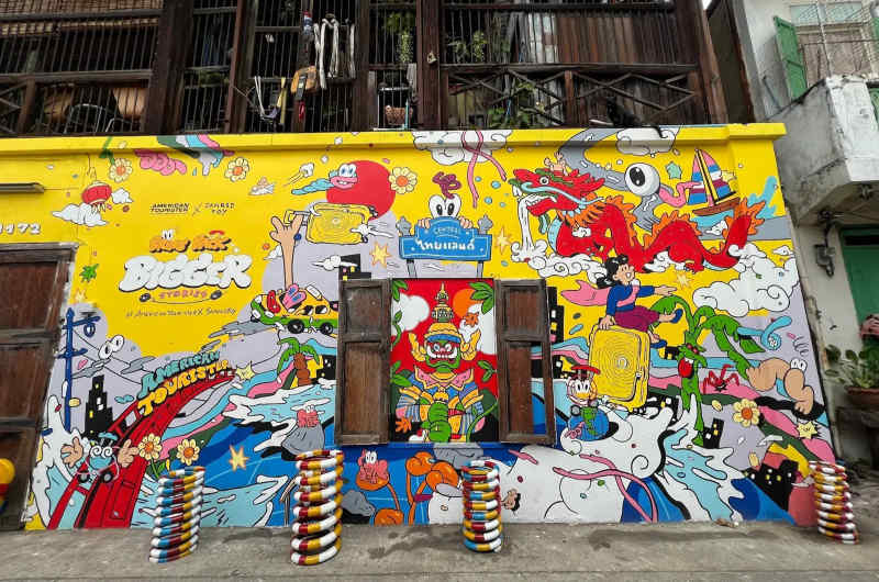 street art en el barrio de Talat Noi en Bangkok