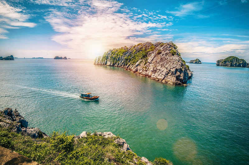 Isla de Cat Ba en Vietnam