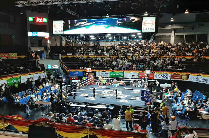 Estadio Muay Thai Nuevo Lumpini en Bangkok