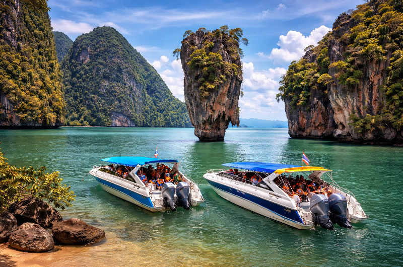 Excursión en lancha rápida a la isla de James Bond