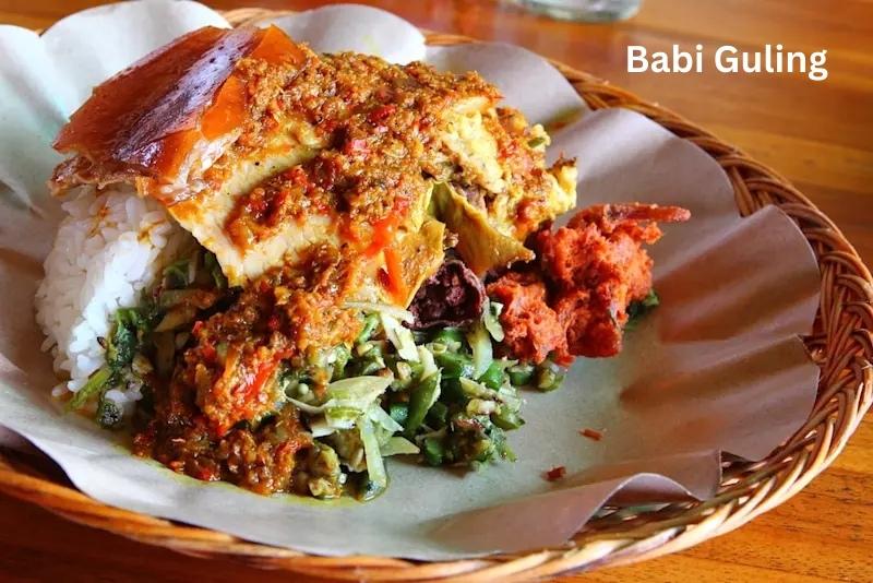 el Babi Guling es uno de los platos más típicos de Bali con el cerdo como base