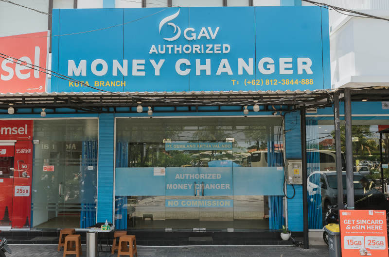 Casa de Cambio de moneda Money Changer en Indonesia