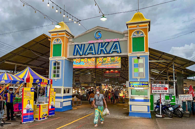 Mercado de Fin de semana para compras en Phuket town