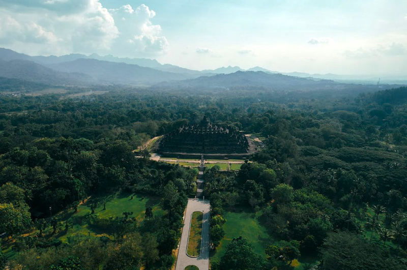 Templo de Borobudur en Java Indonesia
