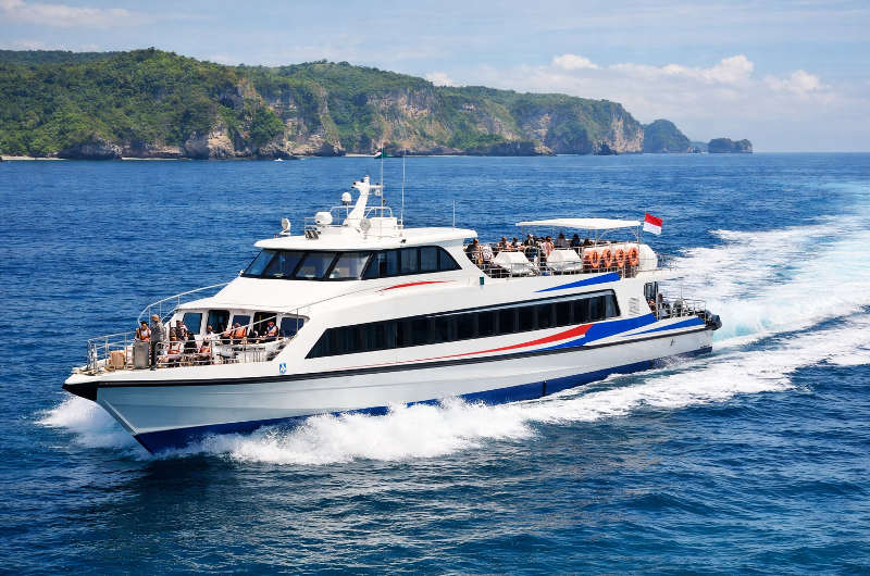 Barco rápido para ir a Nusa Penida desde Bali