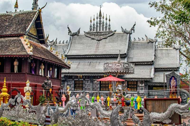 Wat Sri Suphan o Templo Plateado en Chiang Mai