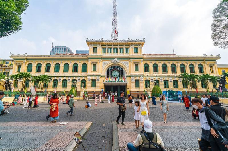 Edificio de la Oficina Central de Correos de Ho Chi Minh